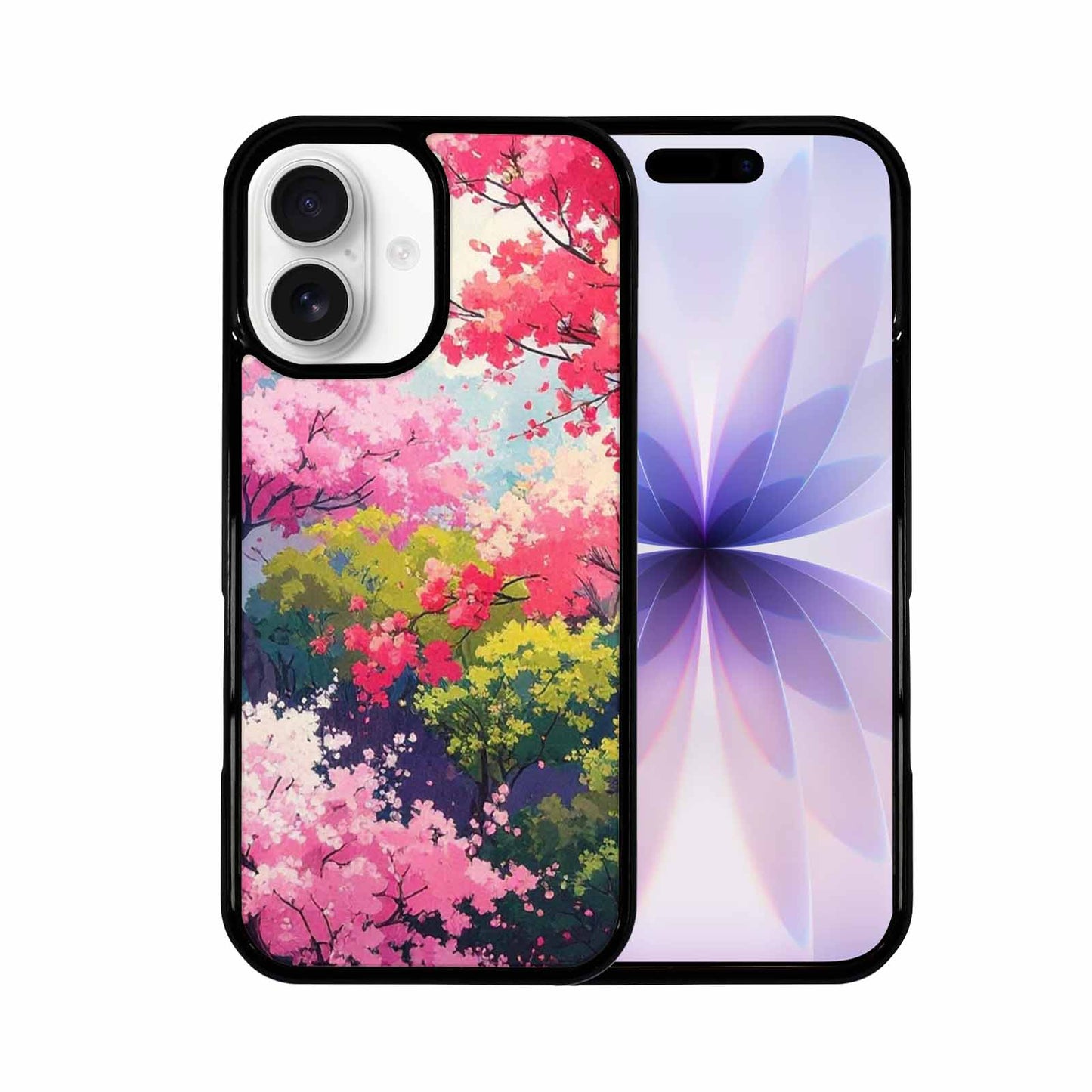 iPhone 17 Case — Cherry Blossom Branch Cherry Original Art, Custom Print Case Cover