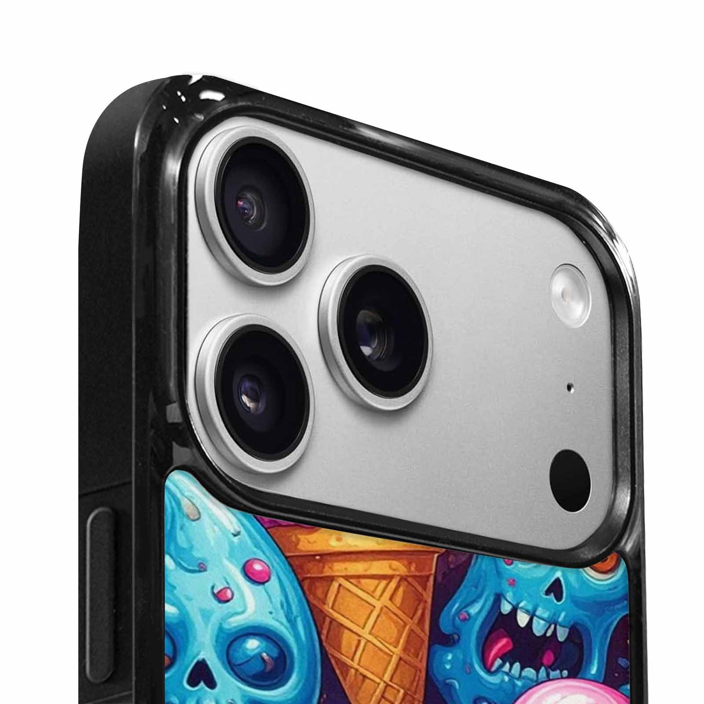 iPhone 17 Pro Case — Ice Cream Monsters Skullsmelti Cye Gothic, Custom Phone Case