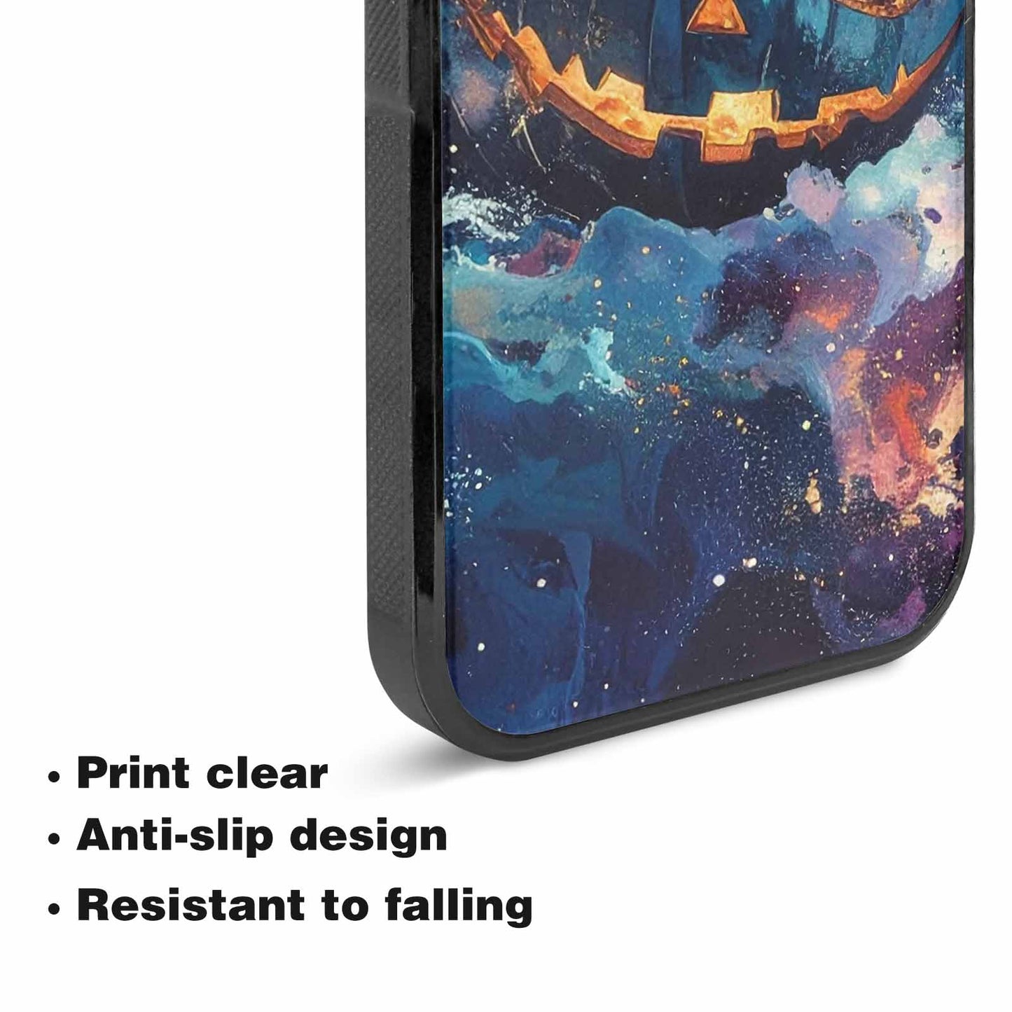 iPhone 15 Plus Case — Eamless Repeating Pattern Of Overlapping Pumpkin, Personalized Phone Case