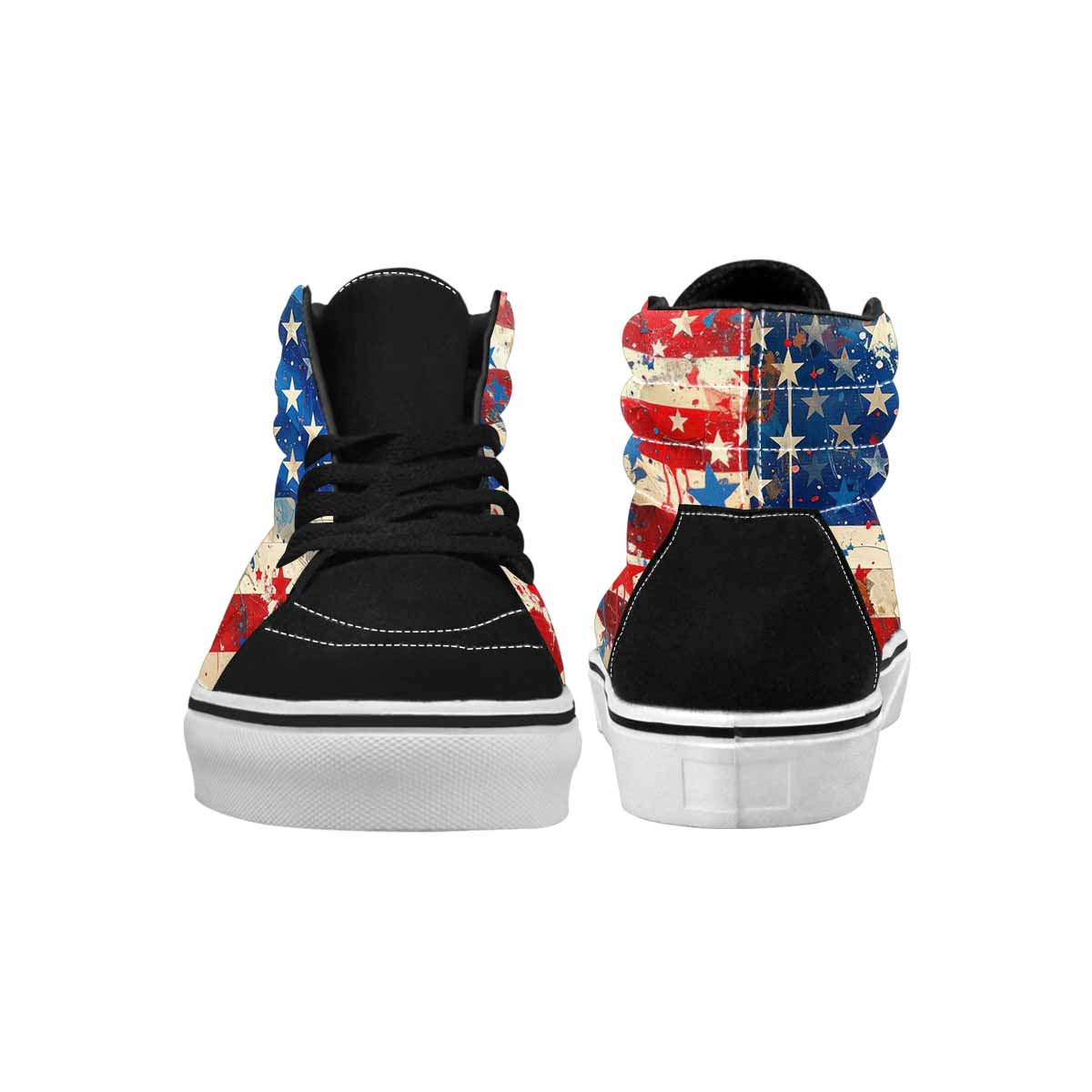 MEN'S Patriotic Stars Stripes High Top Canvas Dreamcore Shoes
