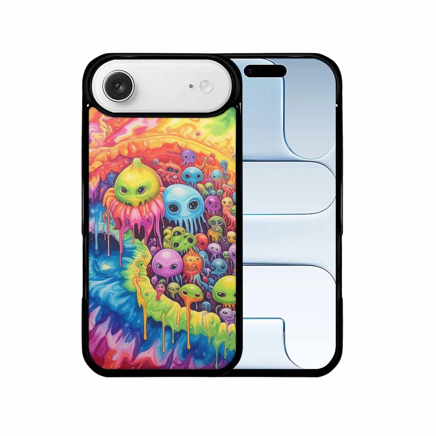 iPhone 17 Air Case — Aliens Tie Dyemelting Aliens P Tie, Personalized Phone Case