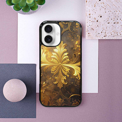 iPhone 16 Case — Klimt Gold Leaf Artwork Pattern, Custom Designed Case Cover