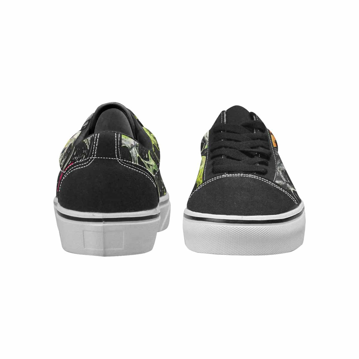 WOMEN'S Rainbow From Skull S Lace-Up Canvas Dreamcore Shoes