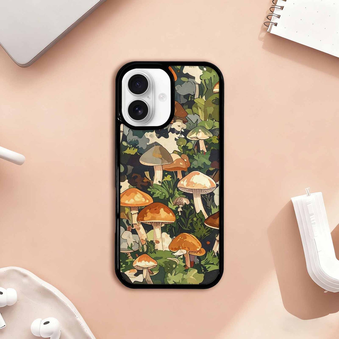 iPhone 17 Case — Mushrooms Camomushrooms Patter G1e Camo, Unique Phone Case Design