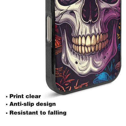 iPhone 16 Pro Max Case — Mushroom Skull, Customized Protective Case