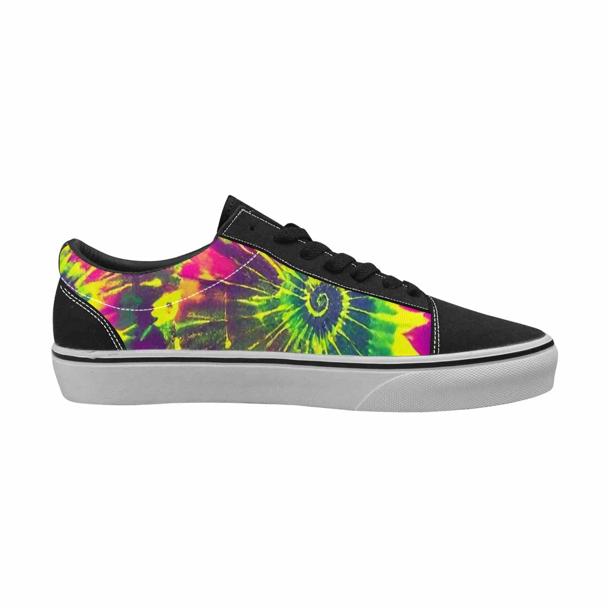 WOMEN'S Tie Dye - Canvas Lace-Up Aesthetic Custom Sneakers