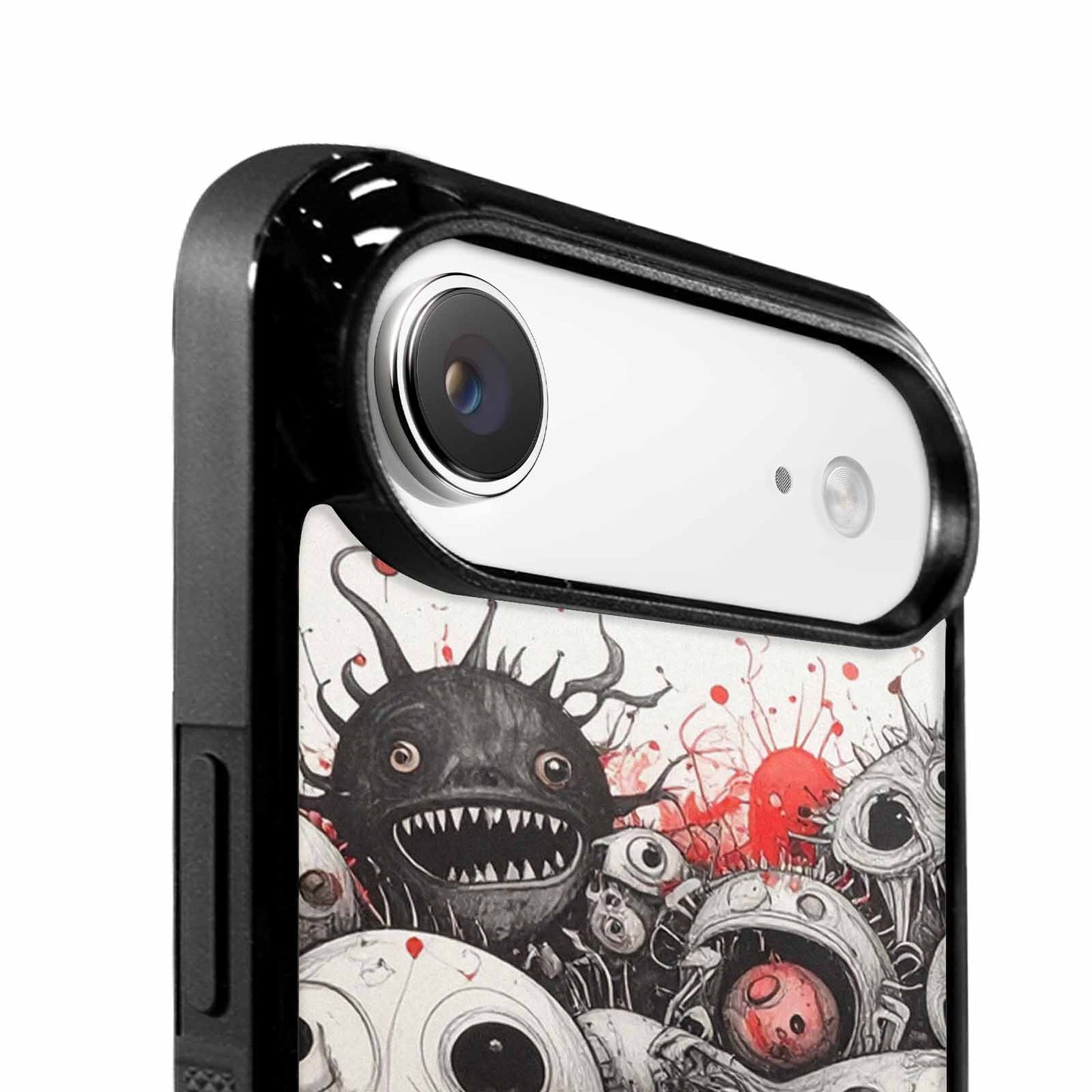 iPhone 17 Air Case — Multi Eye Monster Black Red Original, Custom Printed Phone Case