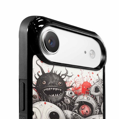 iPhone 17 Air Case — Multi Eye Monster Black Red Original, Custom Printed Phone Case