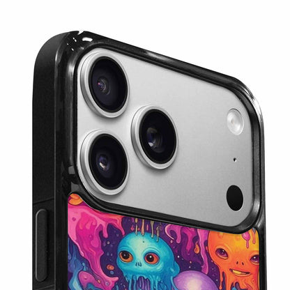 iPhone 17 Pro Case — Aliens Tie Dyemelting Aliens P Tie, Custom Printed Phone Case