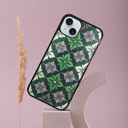 iPhone 15 Plus Case — Aromantic Flag Color Theme Small Rainbow, Original Design Phone Case
