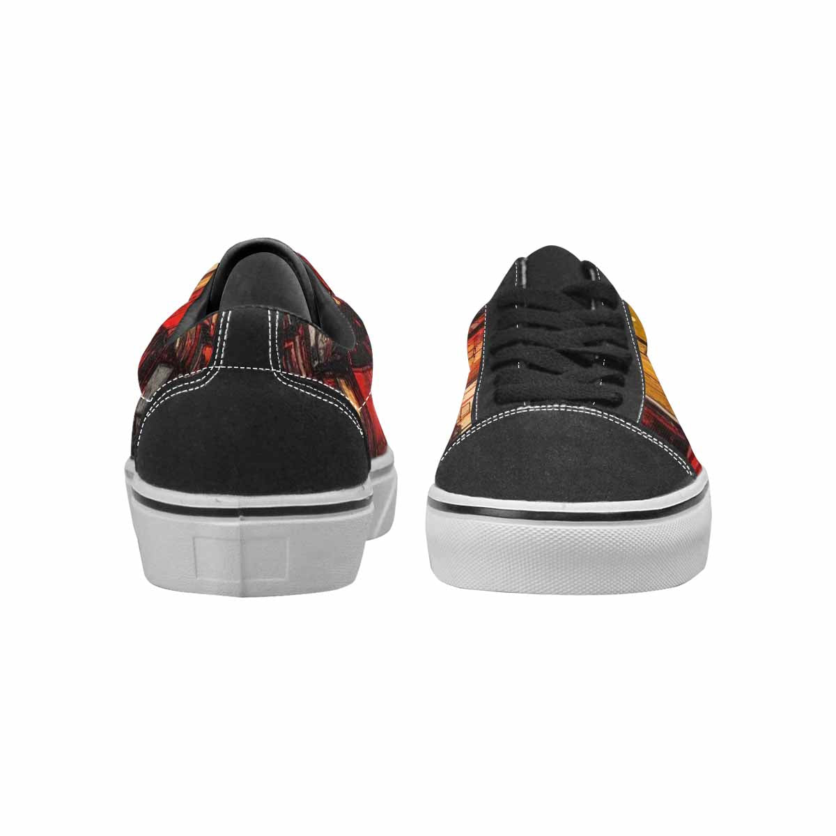 WOMEN'S Liminal Space Fragment Lace-Up Canvas Surreal Shoes