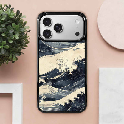 iPhone 17 Pro Max Case — Vintage Americana Wave Retro Vintage, Custom Printed Phone Case