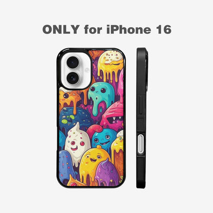 iPhone 16 Case — Melting Ice Cream Monster Charac, Custom Made Phone Cover