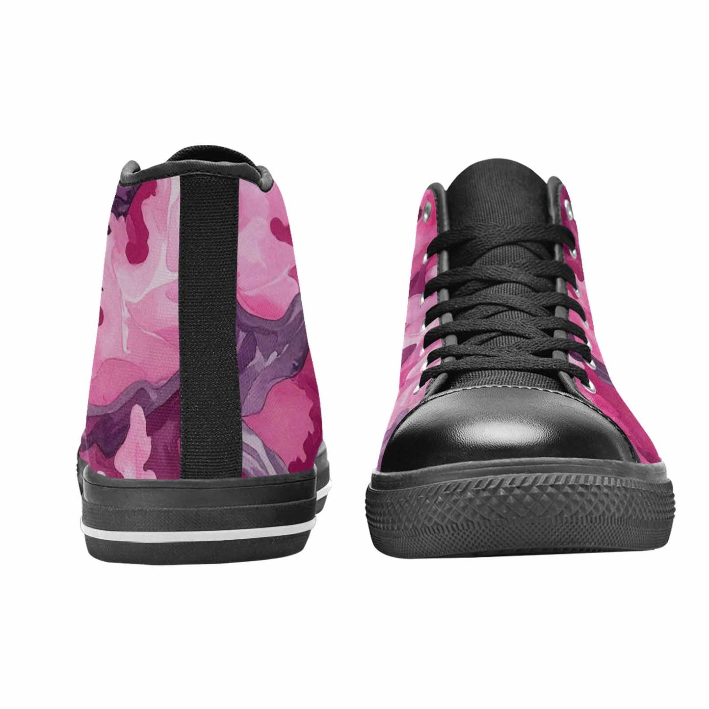 MEN'S Military Camouflage Blotch High Top Canvas Vivid Shoes