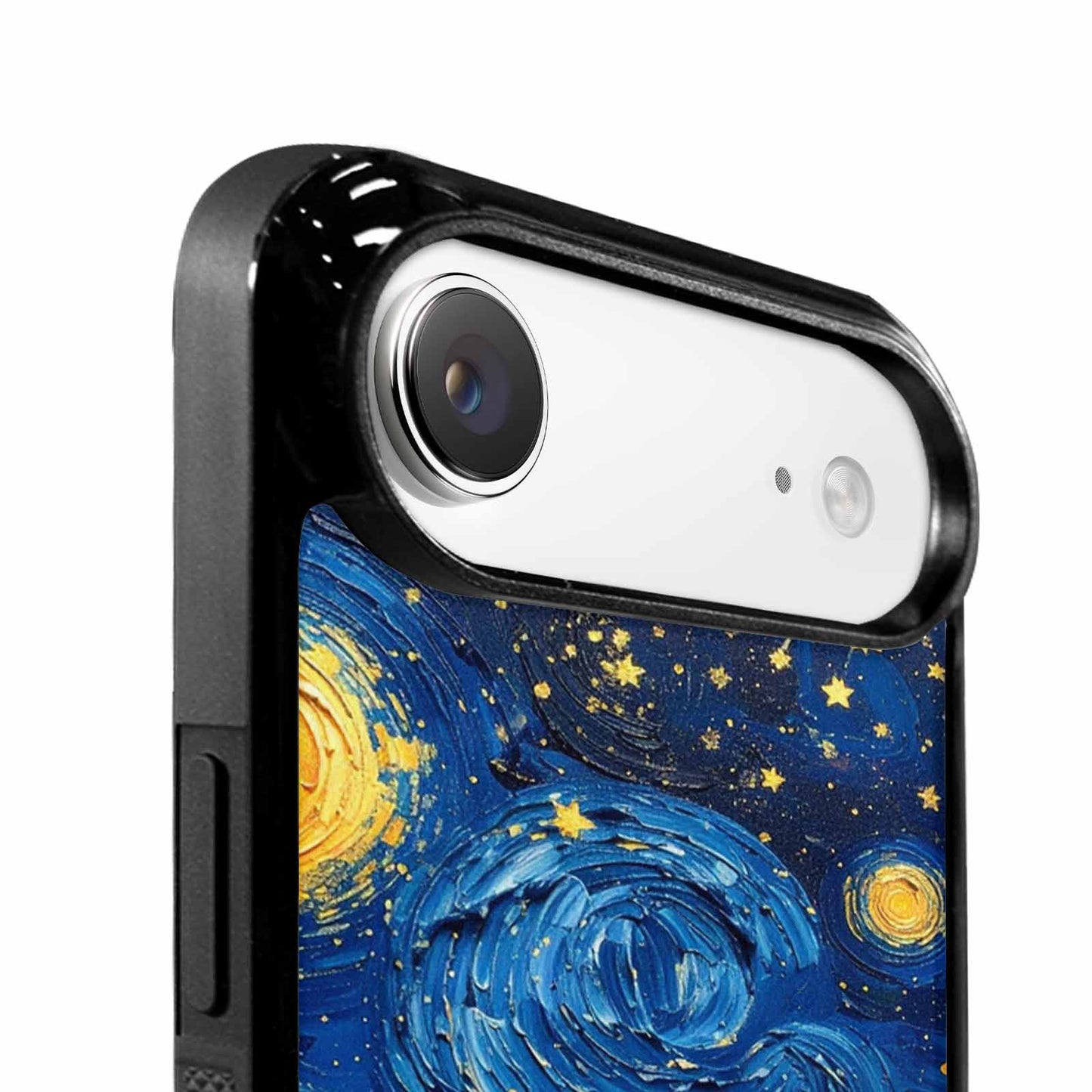 iPhone 17 Air Case — Swirling Deep Blue Night Sky Galaxy, Custom Phone Case