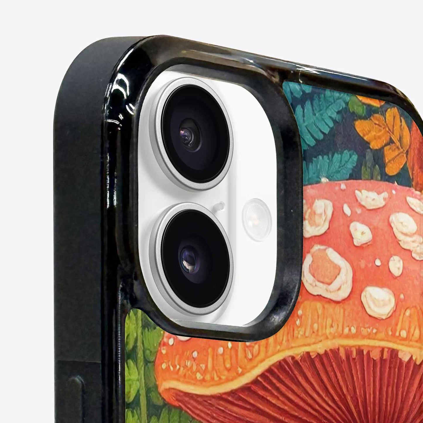 iPhone 16 Plus Case — Mushrooms Botanicalmushrooms P, Custom Designed Case Cover