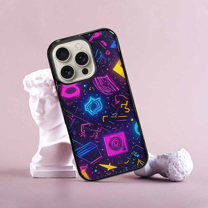 iPhone 16 Pro Case — 80s Retro Motif 80s Retro Motifs, Customized Protective Case