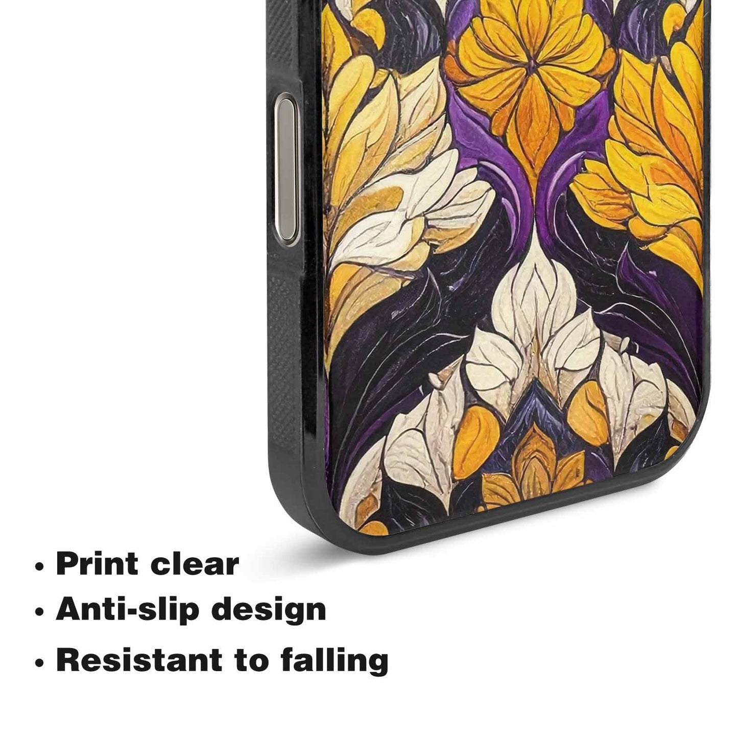 iPhone 16 Pro Case — Nonbinary Flag Color Theme Small Rainbow, Original Design Phone Case