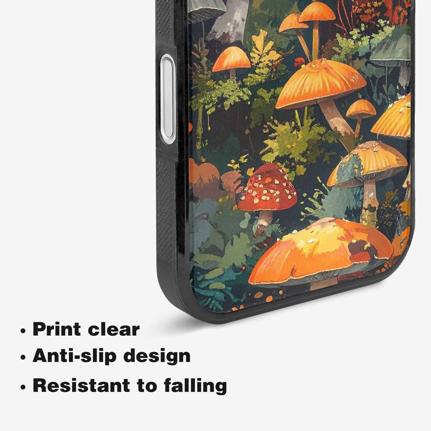 iPhone 16 Plus Case — Mushrooms Camomushrooms Patter, Custom Art Phone Cover
