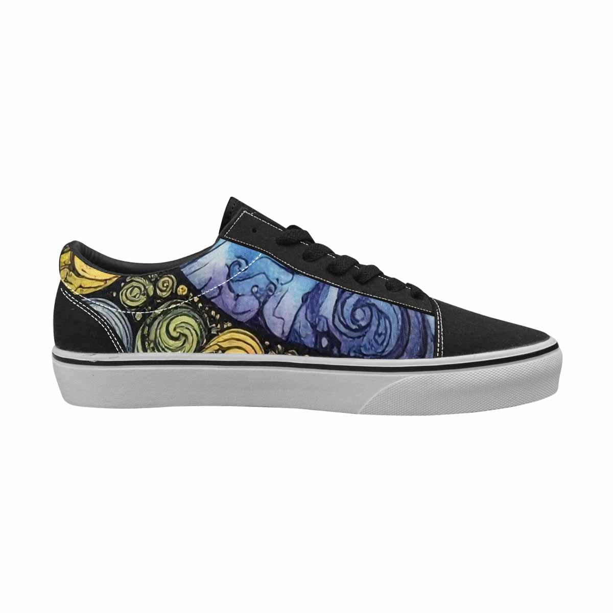 WOMEN'S Tie Lace-Up Canvas Cottagecore Custom Sneakers