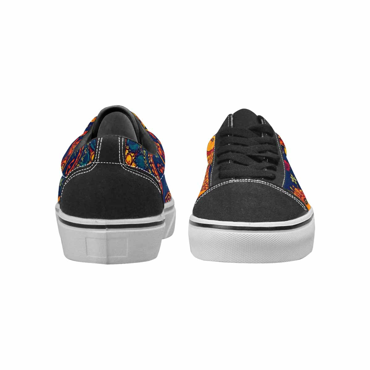 MEN'S Mandala Lions Canvas Lace-Up Vibrant Chaos Shoes
