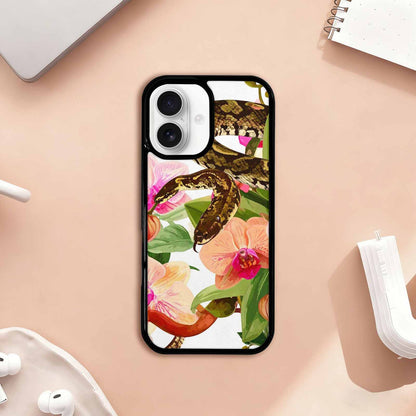 iPhone 17 Case — Snakes Print Floral Seamless Floral, Personalized Phone Case