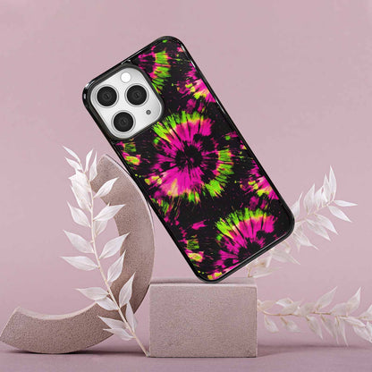 iPhone 15 Pro Max Case — Acid Wash Tie Dye Neon, Custom Made Phone Cover