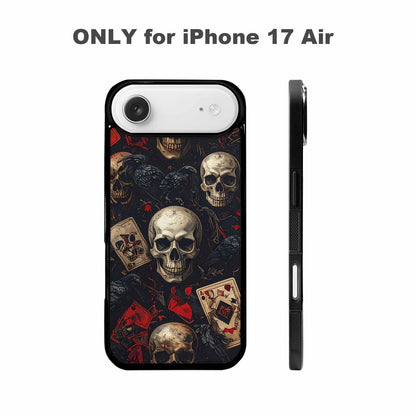iPhone 17 Air Case — Skull Dark Art Gothic Print Gothic, Custom Print Case Cover