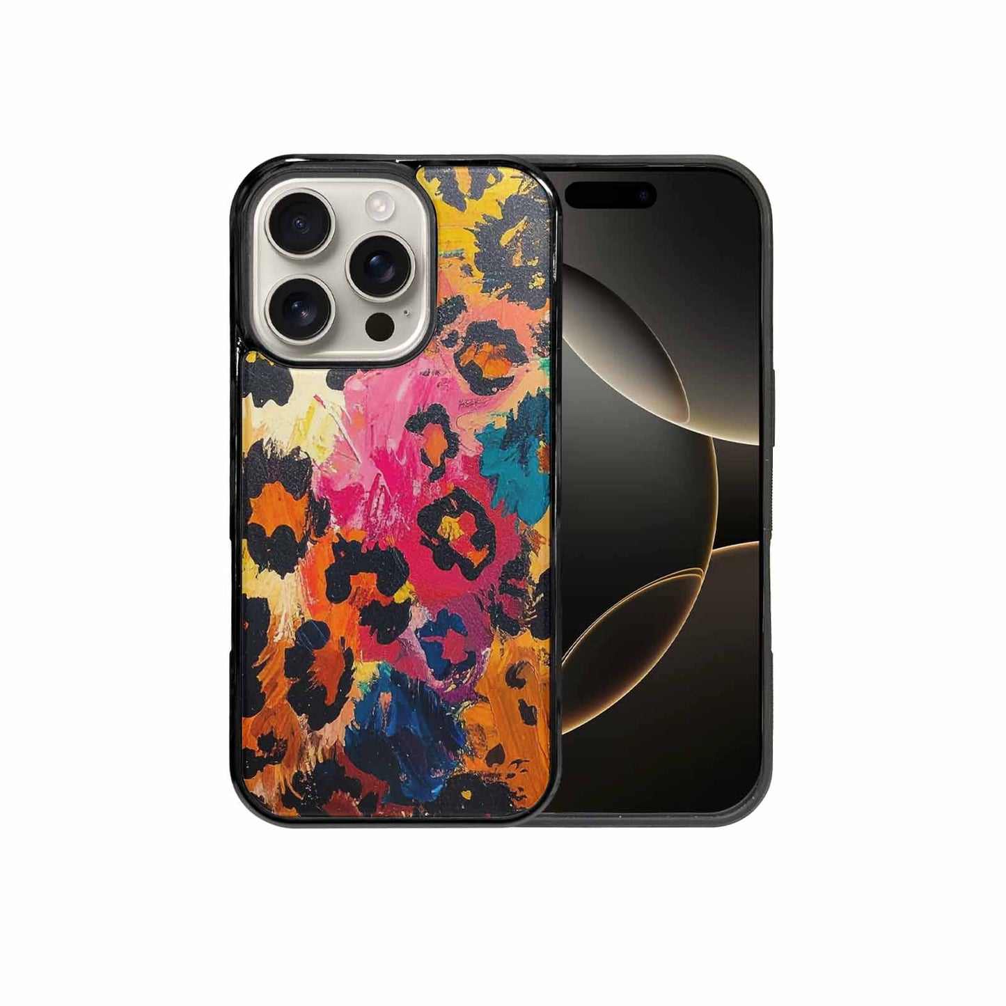 iPhone 16 Pro Case — Full Color Vibrant Animal Print Animal, Original Design Phone Case