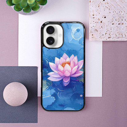 iPhone 16 Case — Monet Water Lilies Painting Pattern, Custom Designed Case Cover
