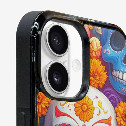 iPhone 16 Case — Sugar Skullsmelting Sugar Skulls Cpn, Custom Printed Phone Case