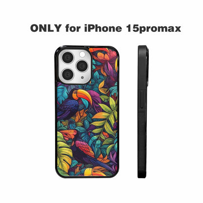 iPhone 15 Pro Max Case — Toucan Jungle Toucan Jungle Pattern Hundreds, Unique Phone Case Design