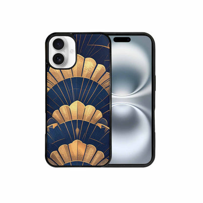 iPhone 16 Plus Case — Art Deco Illustration Pattern, Customized Protective Case