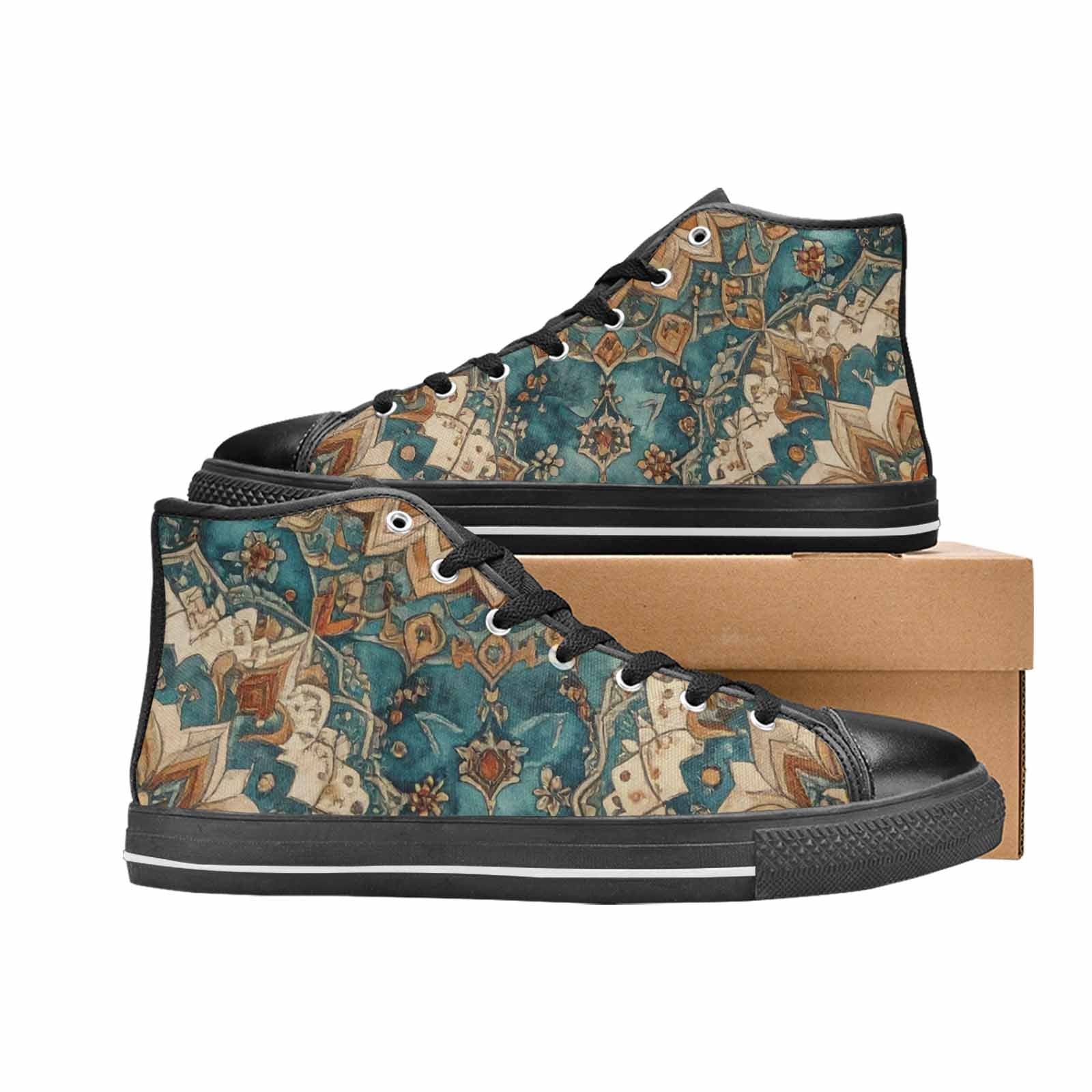 MEN'S Mandala High Top Canvas Surreal Shoes
