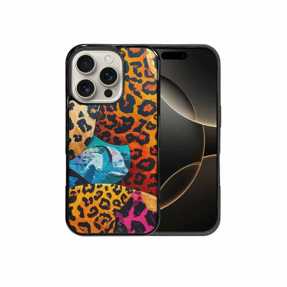 iPhone 16 Pro Case — Full Color Vibrant Animal Print Animal, Custom Designed Case Cover