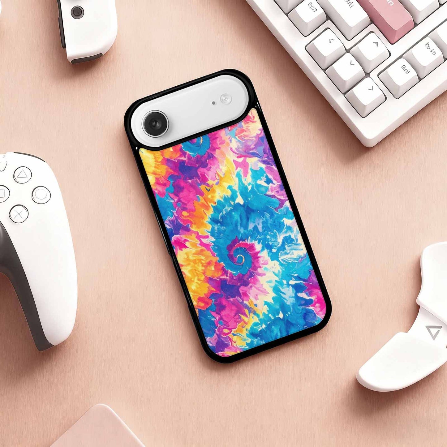 iPhone 17 Air Case — Small Tie Dye Swirl Pattern Tie, Custom Designed Case Cover