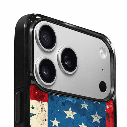 iPhone 17 Pro Max Case — Small American Flag Stars Galaxy Space, Original Design Phone Case