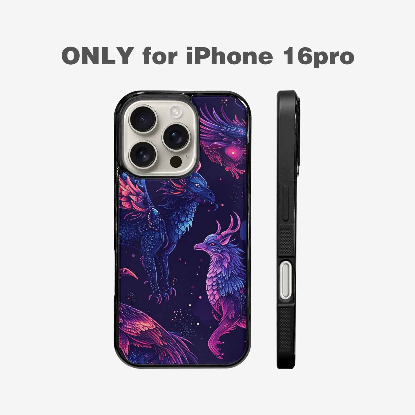 iPhone 16 Pro Case — Galactic Animal Burst, Custom Printed Phone Case