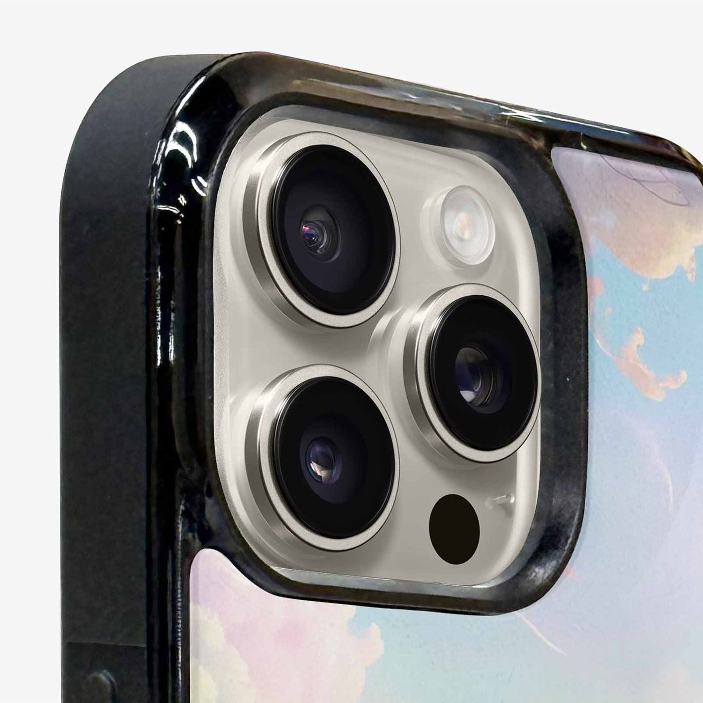 iPhone 16 Pro Case — Surrealist Dreamscape Illustration Pattern, Unique Phone Case Design