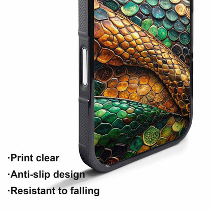 iPhone 17 Pro Case — Small Snake Skin Reptile Scale Original, Custom Art Phone Cover