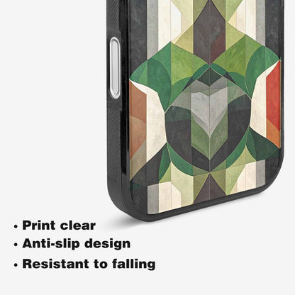 iPhone 16 Case — Aromantic Flag Color Theme Small Rainbow, Custom Made Phone Cover