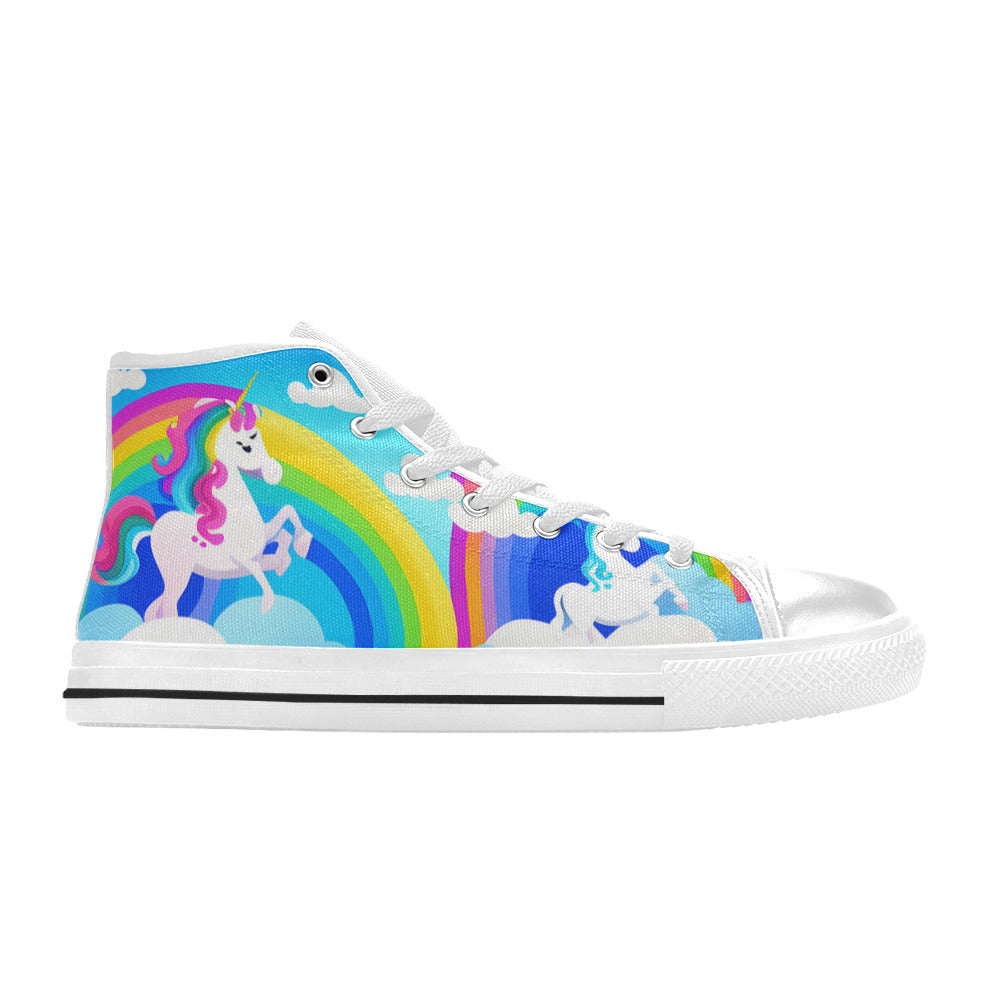 MEN'S Unicorns Abstract Men’S High Top Canvas Y2K Custom Shoes