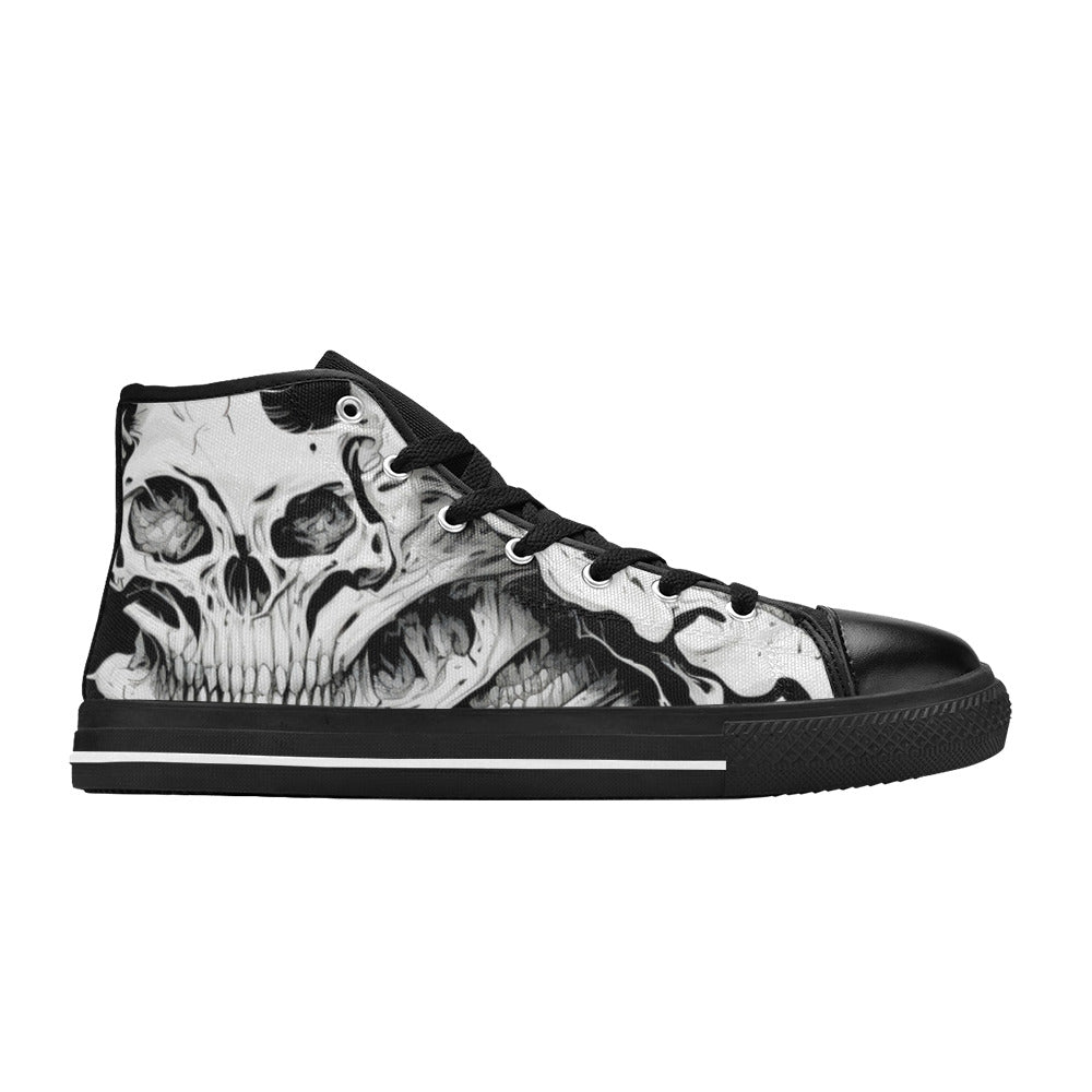 MEN'S Cc Horror Art Men’S High Top Canvas Cottagecore Sneakers