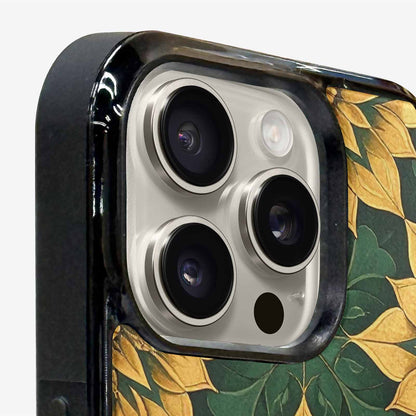 iPhone 16 Pro Max Case — Sunflower Motifs Arranged In A Repeating, Customized Protective Case