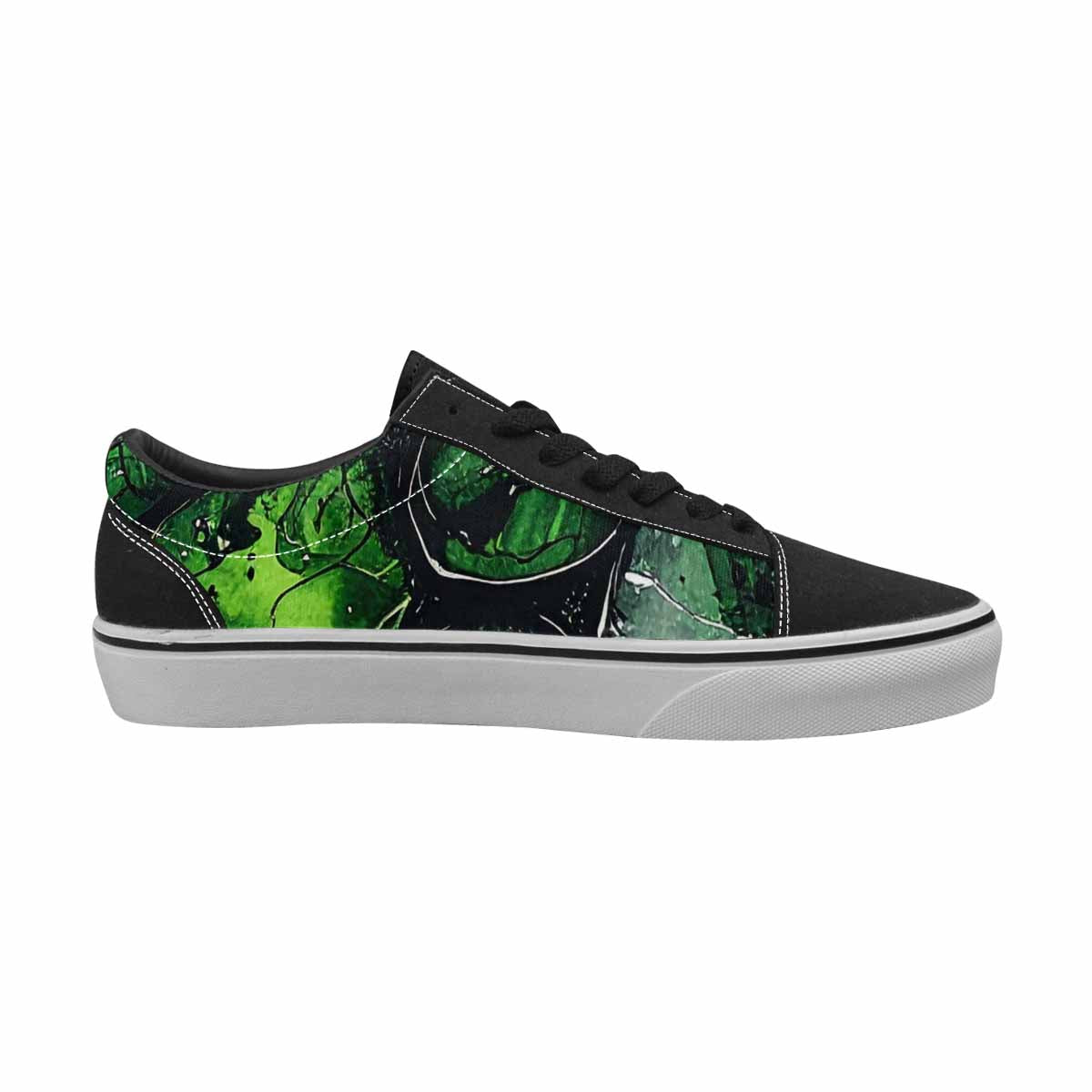 WOMEN'S Reptile Scale Lace-Up Canvas Surreal Custom Shoes