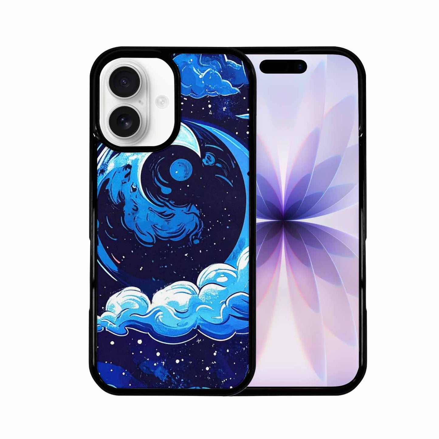 iPhone 17 Case — Neon Winter Moon Cartoon Cute, Personalized Phone Case