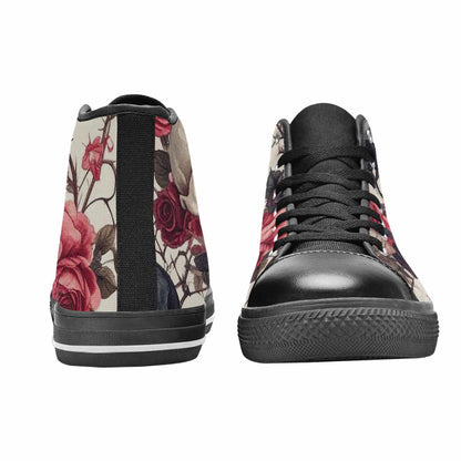 MEN'S Skulls - Roses High Top Canvas Y2K Shoes
