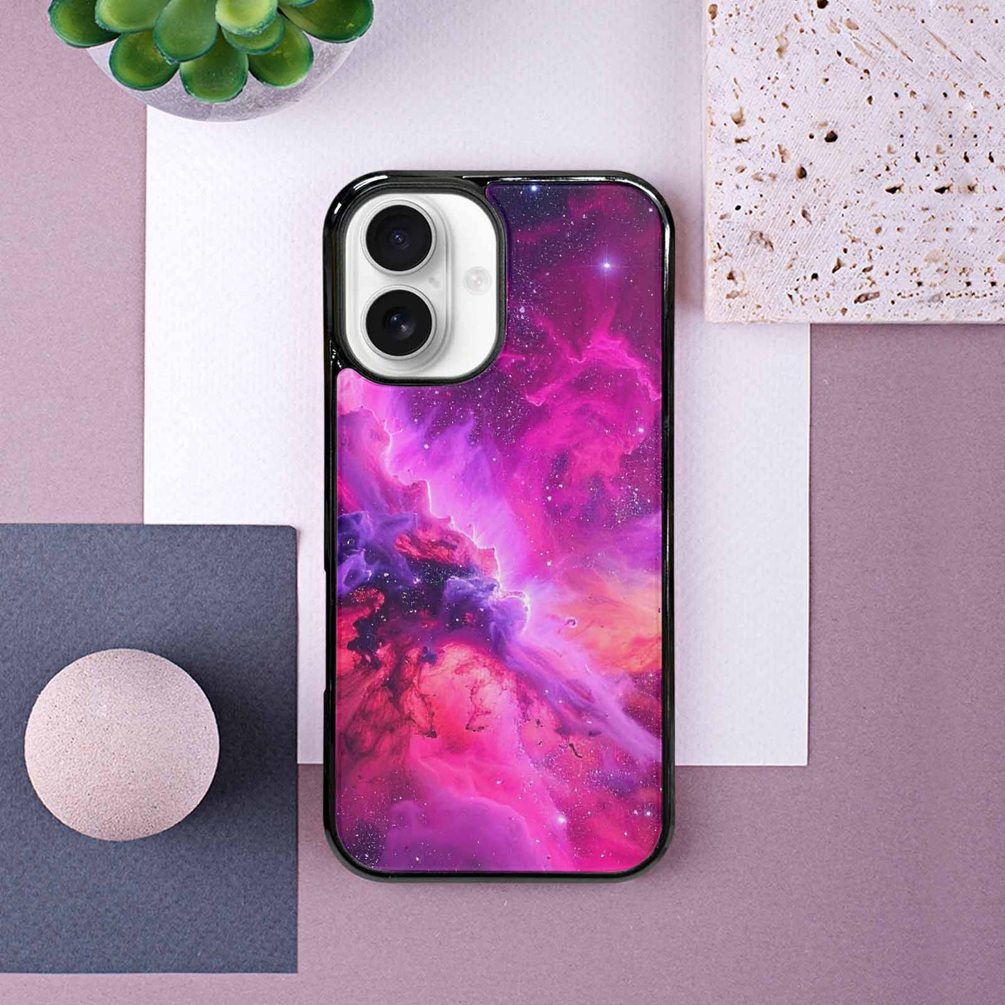 iPhone 16 Case — Galaxy Nebula Galaxy Nebula Burs, Custom Made Phone Cover
