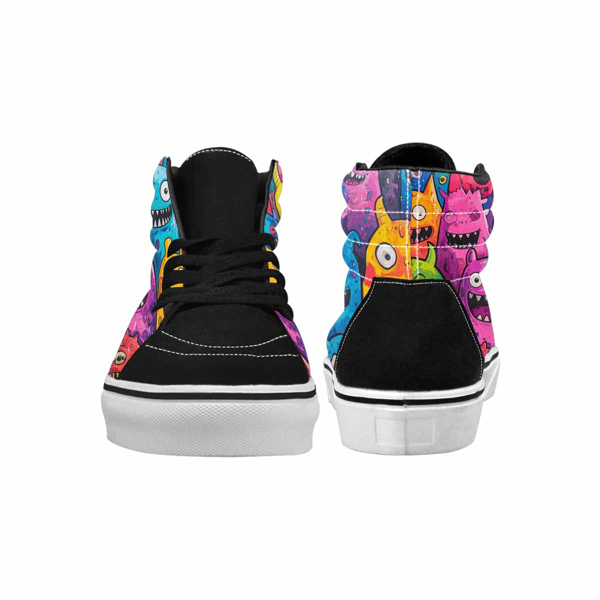 WOMEN'S Goofy Cartoon Monster High Top Canvas Aesthetic Shoes