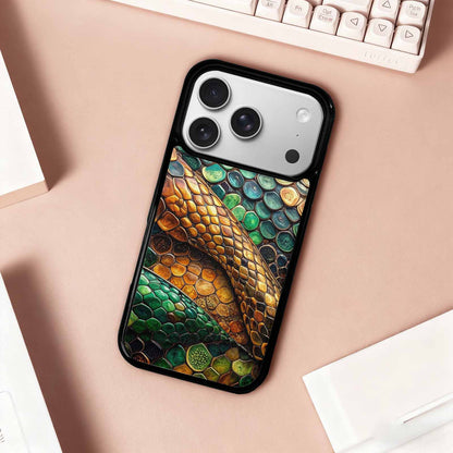 iPhone 17 Pro Case — Small Snake Skin Reptile Scale Original, Custom Art Phone Cover